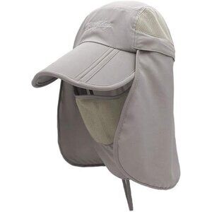 Neck Face Flap Outdoor Cap UVProtection Sun Hats Fishing Hat Quick-Drying UPF50+